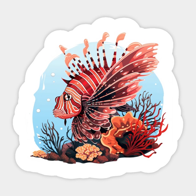 Lionfish Sticker by zooleisurelife